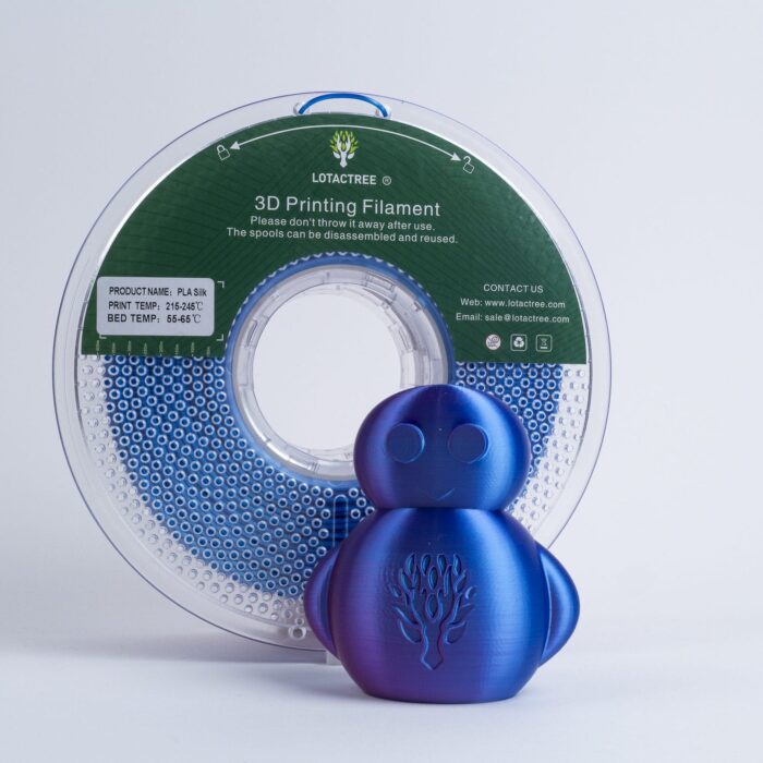 Lotactree PLA Silk Rose Red & Sky Blue
