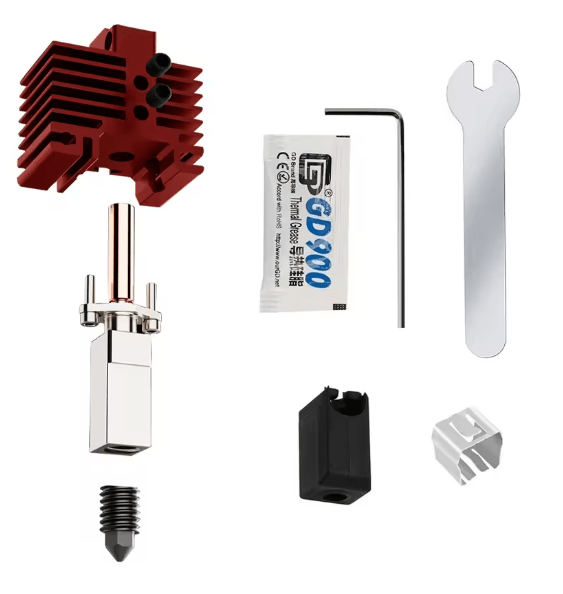 Hotend 0.4 V2 Versão Red – “Bambu Lab” P1P e P1S