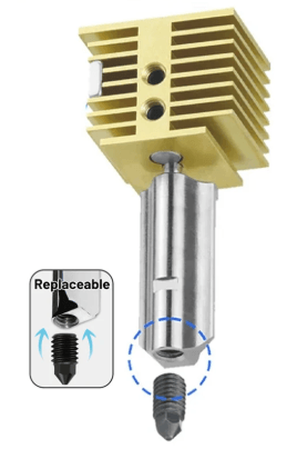 Hotend 0.4 – “Bambu Lab” A1 Mini / A1 c/ nozzle destacável