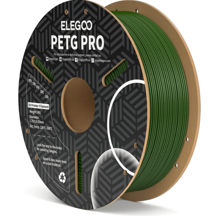 Elegoo PETG Pro Verde Oliva