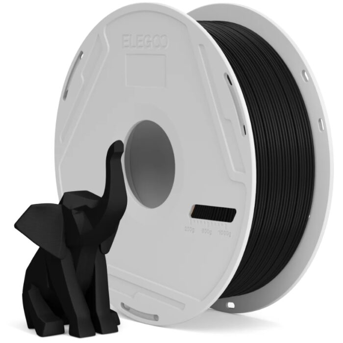 Elegoo PLA Preto c/ spool reutilizável