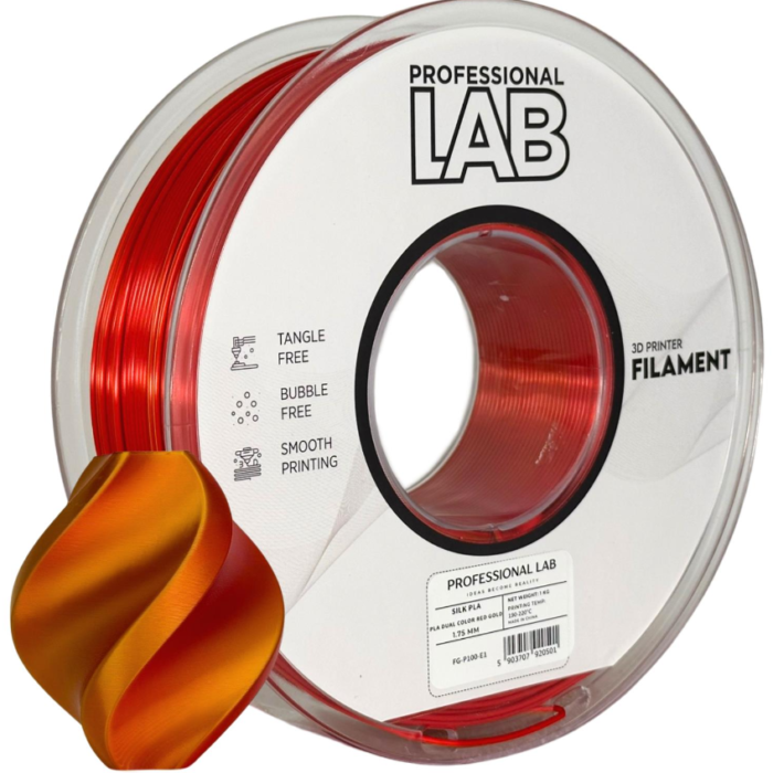 Prof. Lab PLA Silk Bicolor Red & Gold