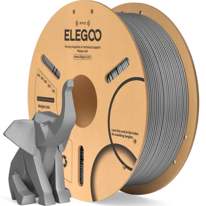 Elegoo PLA Cinzento Espacial (RFID)