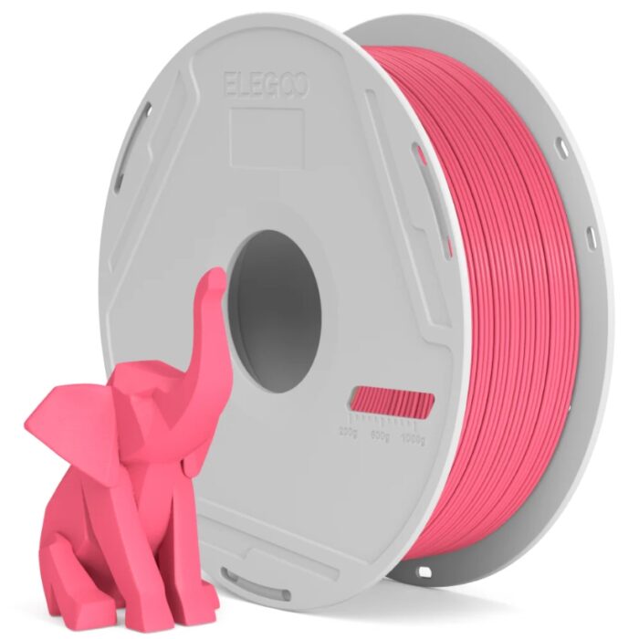 Elegoo PLA Rosa Forte c/ spool reutilizável
