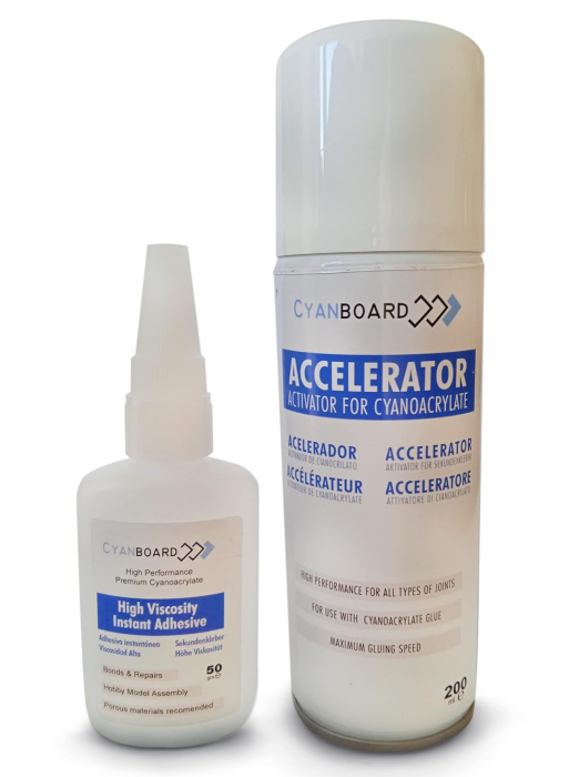 Cyanboard – Kit de cola de cianoacrilato + ativador