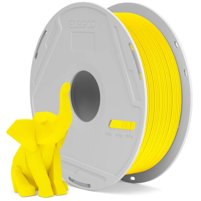 Elegoo PLA Amarelo c/ spool reutilizável