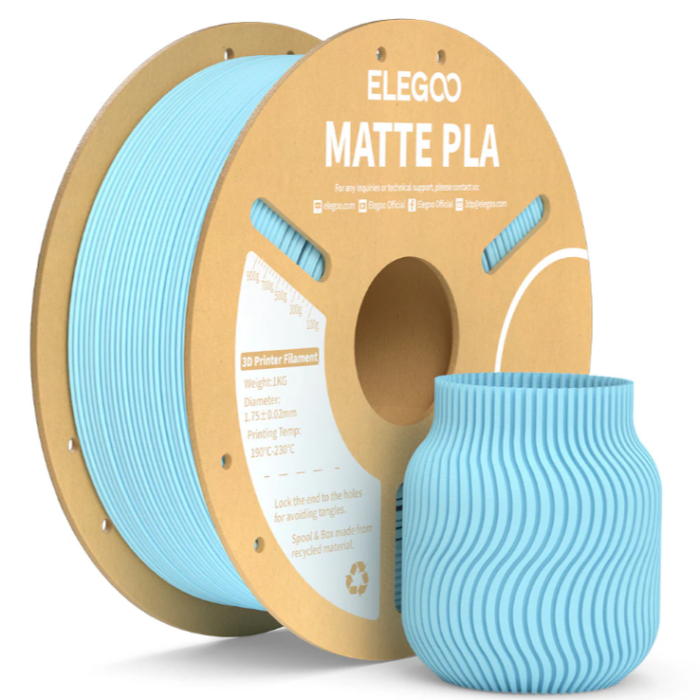 Elegoo PLA Matte Azul Gelo