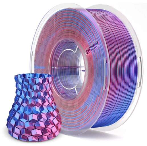 Elegoo PLA Silk Azul e Roxo