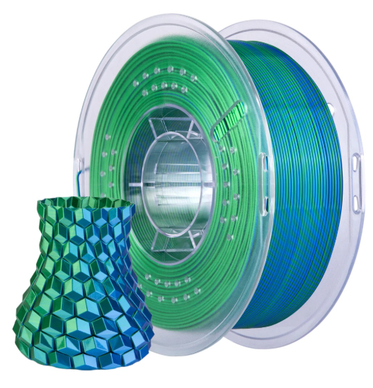 Elegoo PLA Silk Azul e Verde